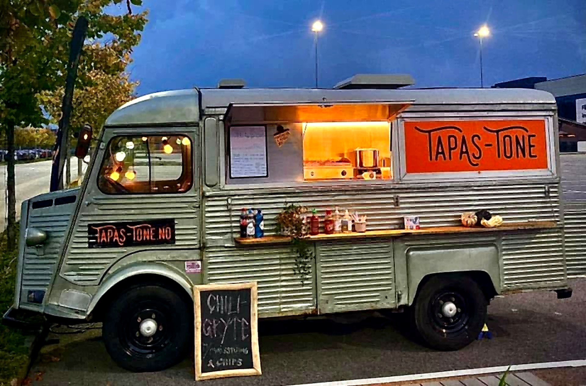 Foodtrucken til Tapas Tone i Posebyhaven